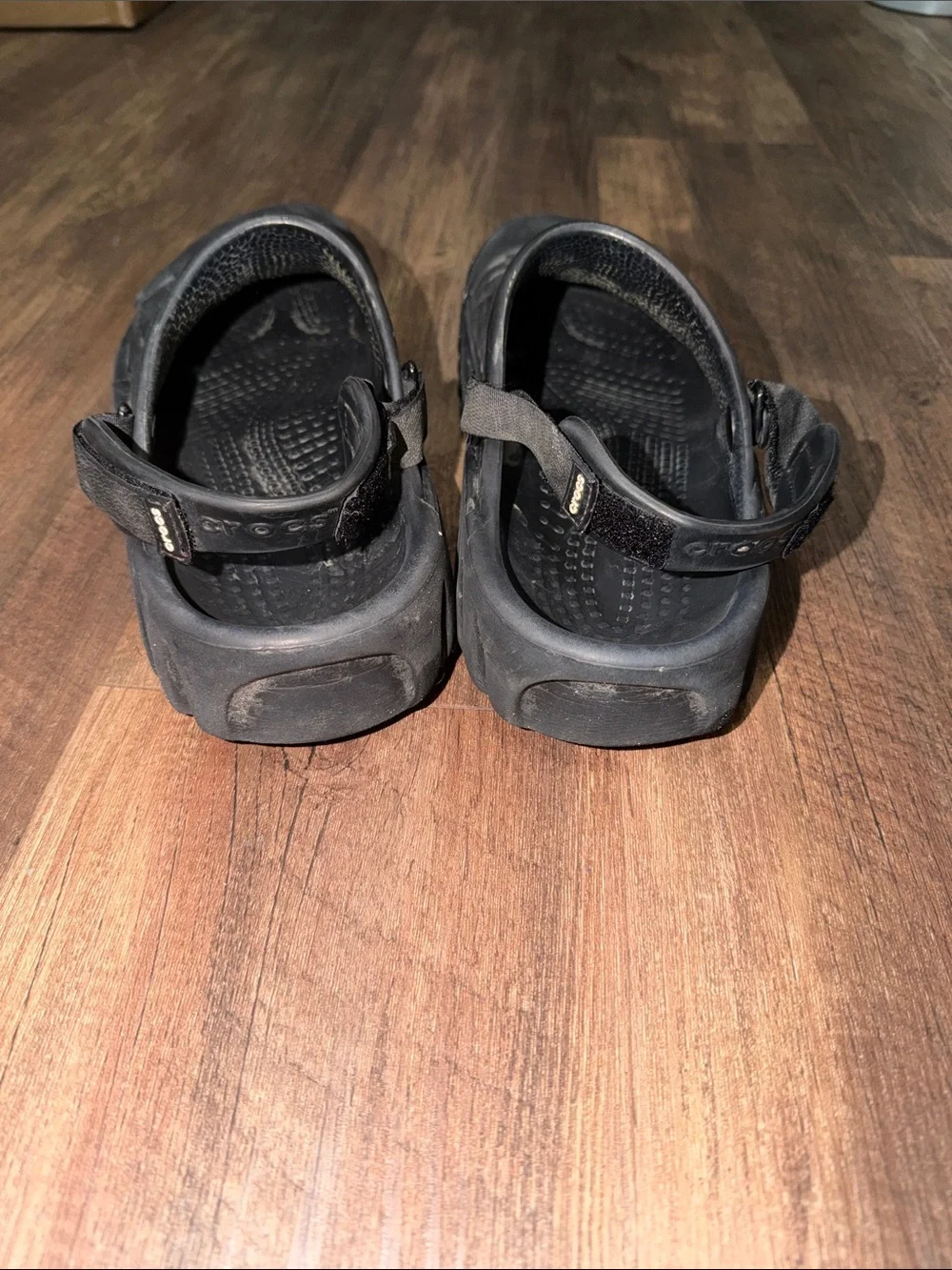Mens crocs off road sports clog black size M10/W12